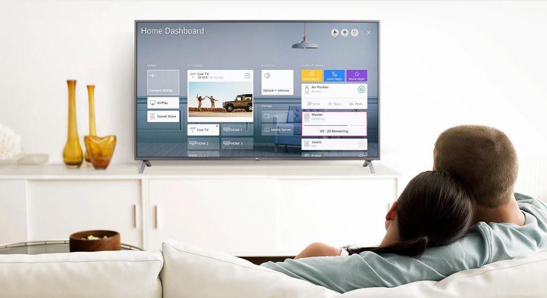 فناوری Al ThinQ تلویزیون هوشمند ال جی 8060