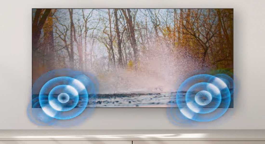 توان صوتی تلویزیون کیولد 65 اینچ سامسونگ Q70C